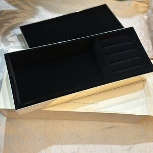 Pottery Barn Silver Jewelry Box